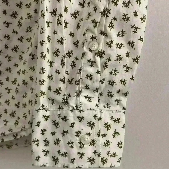 Michael Kors White Shirt with Black Pattern - Picture 4 of 5